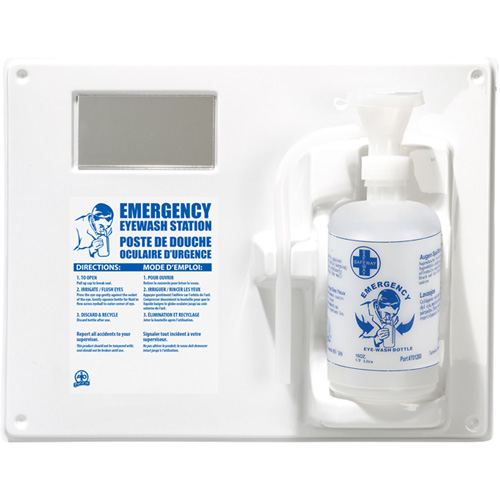 Poste de douche oculaire - Poste simple a/bouteille vide Pathway Supply LP