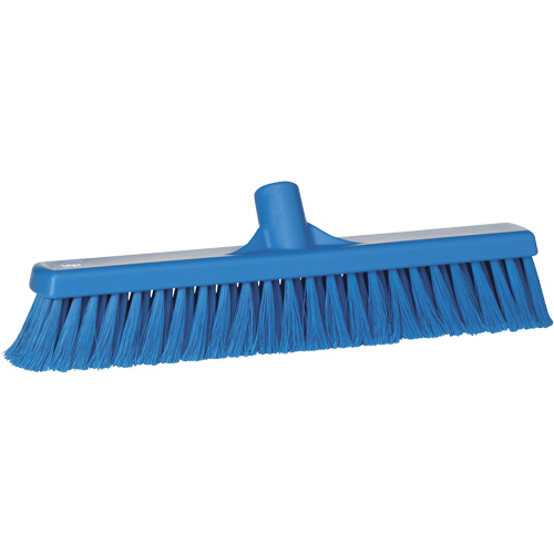 Balai hygi&eacute;nique pour service alimentaire, 15,7"x2", Polypropyl&egrave;ne, Bleu Pathway Supply LP