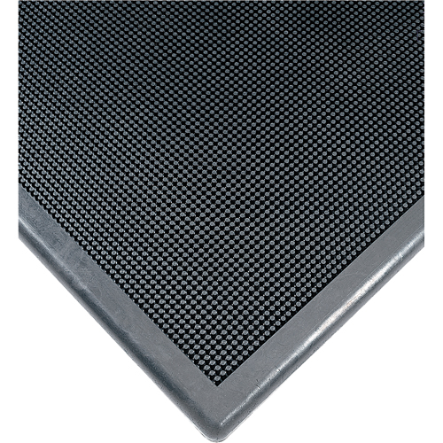 Sanitizing Footbath Mat No. 222, Rubber, 2' W x 2-2/3' L x 1/2" Thick, Black Pathway Supply LP