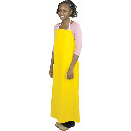 Lightweight Aprons, Polyurethane, 48" L x 35" W, Yellow Pathway Supply LP