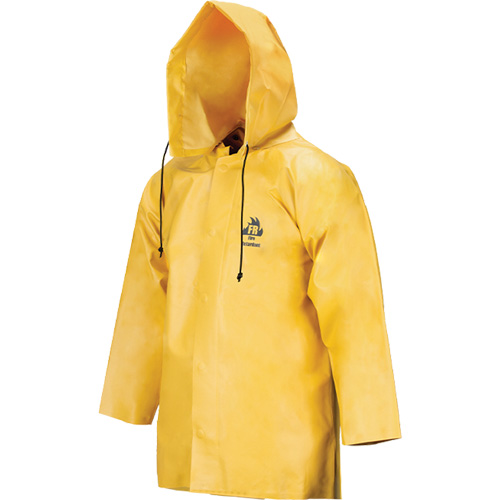 Neo-Slick Chemical & Acid Resistant Rain Jacket, 2X-Large, Yellow, Neoprene Pathway Supply LP