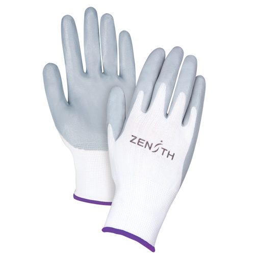 Gants l&eacute;gers enduits et respirants, 6/T-petit, R&ecirc;vetement Mousse de nitrile, Calibre 13, Enveloppe en Polyester Pathway Supply LP