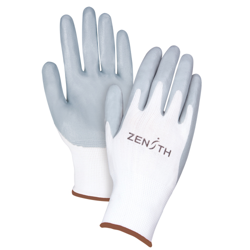 Lightweight Breathable Coated Gloves, 9/Large, Foam Nitrile Coating, 13 Gauge, Polyester Shell Pathway Supply LP