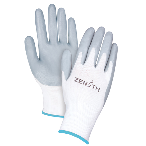 Gants l&eacute;gers enduits et respirants, 10/T-Grand, R&ecirc;vetement Mousse de nitrile, Calibre 13, Enveloppe en Polyester Pathway Supply LP
