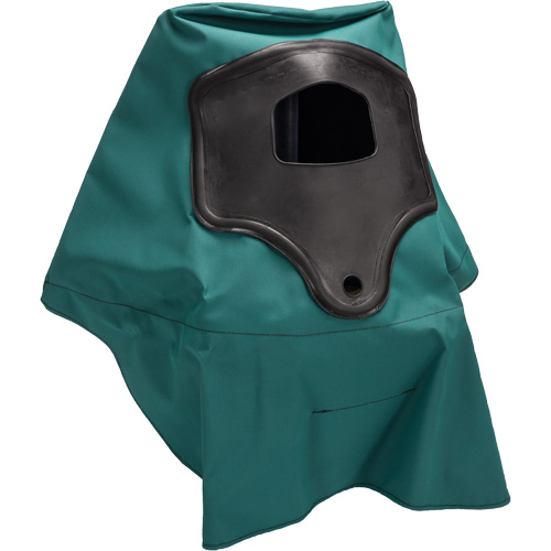 Abrasi-Blast Supplied-Air Respirator Shoulder-Length Hood, Medium, Soft Top, Single Shroud Pathway Supply LP