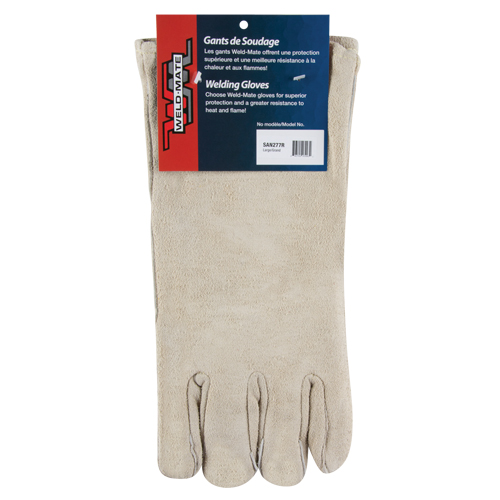 Premium Welder's Gloves, Split Cowhide, Size Large Pathway Supply LP