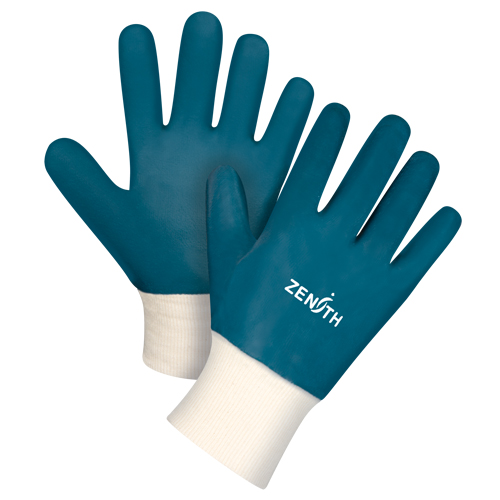 Gants &agrave; poignet en tricot de poids lourd, 10/T-Grand, R&ecirc;vetement Nitrile, Enveloppe en Coton Pathway Supply LP