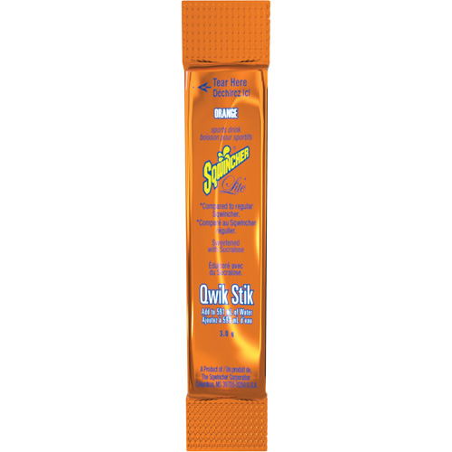 Sqwincher&reg; Boisson de r&eacute;hydratation ZERO Qwik Stik, Poudre, Orange Pathway Supply LP