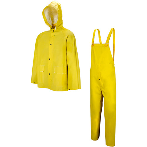Lightweight Flame Retardant Rainsuit, 5X-Large, High Visibility Yellow Pathway Supply LP
