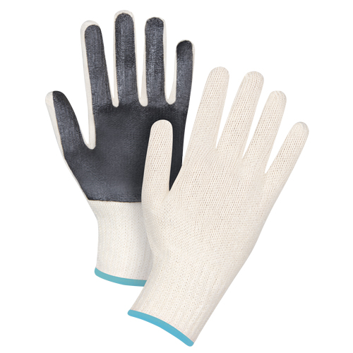 Gants en tricot &agrave; paume enduite, Poly/coton, Un c&ocirc;t&eacute;, Calibre 7, T-Grand Pathway Supply LP