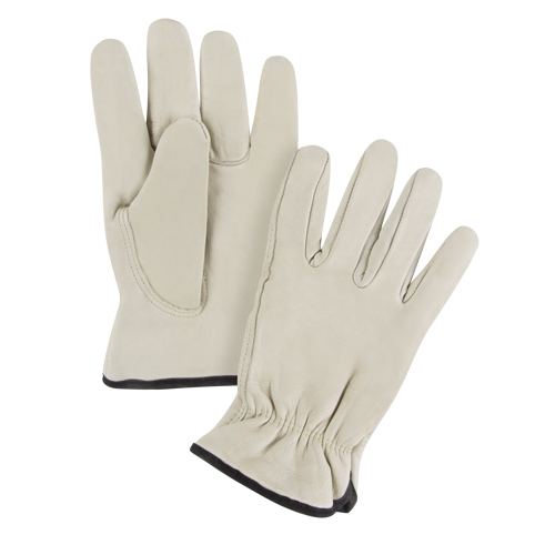 Gants de conducteur doubl&eacute;s pour l'hiver, Petit, Paume en Cuir fleur de vache, Molleton Pathway Supply LP