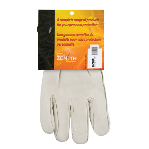 Gants de conducteur doubl&eacute;s pour l'hiver d'usage standard, 2T-Grand, Paume en Cuir fleur de vache, Molleton Pathway Supply LP