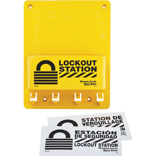 Poste de verrouillage compacte, Cadenas Aucune, Capacit&eacute; de 4, Cadenas Non compris Pathway Supply LP