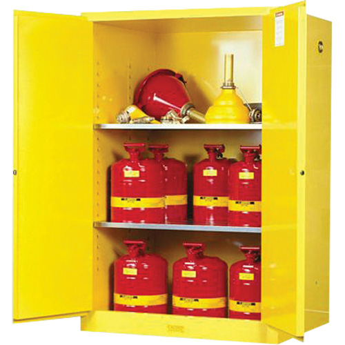 Armoires Sure-Grip EX pour produits inflammables, 90 gal., 2 Porte(s), 43" La x 65" h x 34" p Pathway Supply LP