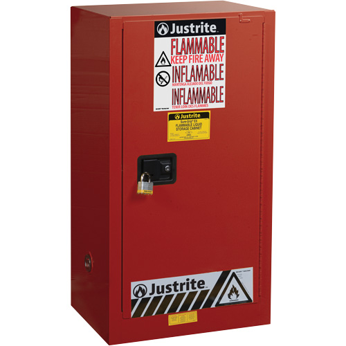 Sure-Grip&reg; EX Combustibles Safety Cabinet for Paint and Ink, 20 gal., 2 Shelves Pathway Supply LP