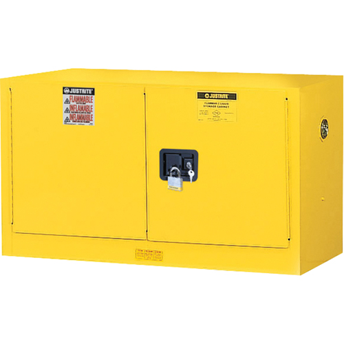 Armoire de s&eacute;curit&eacute; murale pour produits inflammables EX Sure-Grip , 17 gal., 2 Porte(s), 43" La x 24" h x 18" p Pathway Supply LP