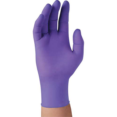Gants d'examen Kimtech, T-petit, Nitrile, 6 mils, Sans poudre, Mauve, Classe 2 Pathway Supply LP