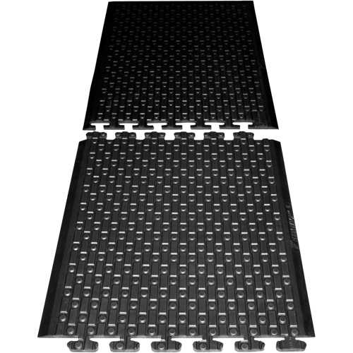 Rejuvenator Connect No. 502 Matting, Polyurethane, 3' W x 3' L, 5/8" Thick, Black Pathway Supply LP