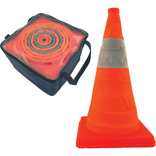 Balises repliables Pack & Pop, 28" h, Orange Pathway Supply LP