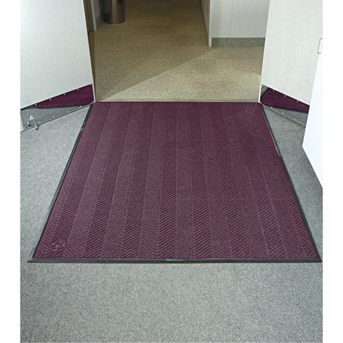 Waterhog&reg; Eco Elite Matting, Wiper/Scraper, 3' x 20' x 3/8", Maroon Pathway Supply LP