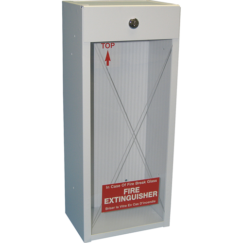 Armoires pour extincteurs mont&eacute;es sur surface, 8,5" la x 20,5" h x 6" p Pathway Supply LP