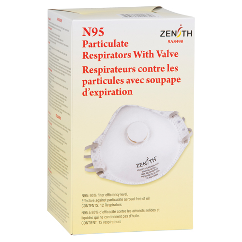 Respirateur contre les particules, N95, Certifi&eacute; NIOSH, Moyen/grand Pathway Supply LP