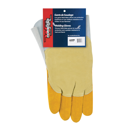 Gants de soudage pour pipelinier, Cuir de vache refendu, Taille Grand Pathway Supply LP
