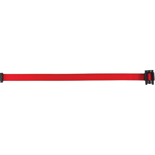 Cartouche de ruban pour assembler votre propre barri&egrave;re de contr&ocirc;le des foules, Vierge, 7', Ruban Rouge Pathway Supply LP