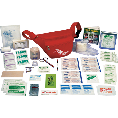 Hikers' First Aid Kits, Class 1 Medical Device, Nylon Bag Pathway Supply LP