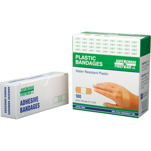 Bandages, Rectangular/Square, 3", Plastic, Sterile Pathway Supply LP