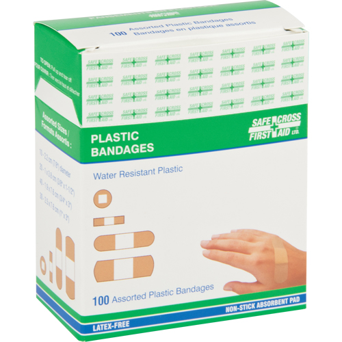 Bandages, Assorted, Plastic, Sterile Pathway Supply LP