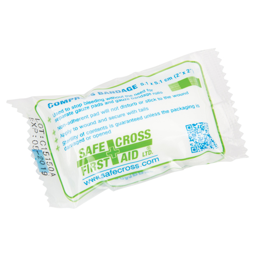 Compress (Pressure) Bandages, 2" L x 2" W Pathway Supply LP
