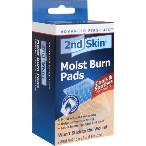 Compresses humides pour brûlures 2nd Skin, 1-1/2" x 2", Classe 2 Pathway Supply LP