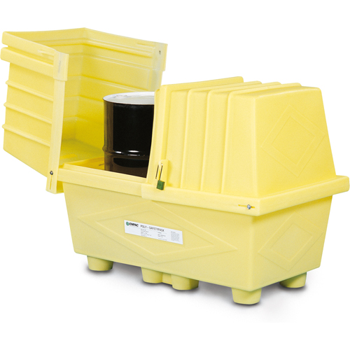 Contenants Poly-Safetypack sans drain, 60,5" lo x 37,25" la x 45,75" h, Capacit&eacute; de charge 1200 lb Pathway Supply LP