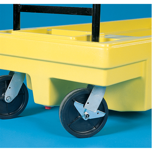 Chariots Poly-Spillcart, 66,5" lo x 29" la x 43,9" h, Cap. de d&eacute;versement 57 gal. US Pathway Supply LP