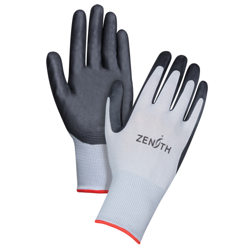 Gants l&eacute;gers enduits et respirants, 7/Petit, R&ecirc;vetement Mousse de nitrile, Calibre 13, Enveloppe en Polyester Pathway Supply LP