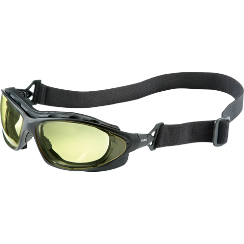 Uvex HydroShield&reg; Seismic&reg; Safety Goggles, Amber Lens, Anti-Fog/Anti-Scratch, Closed Vent Pathway Supply LP