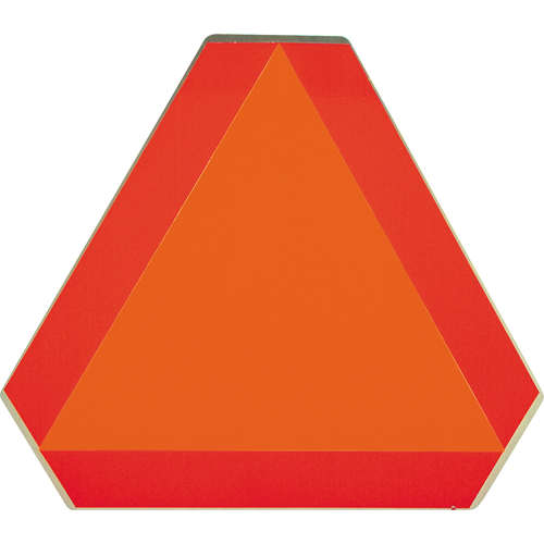 Slow Moving Vehicle Signs, Vinyl, 16" W x 16" H Pathway Supply LP