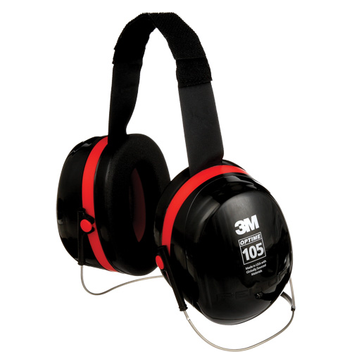 Peltor Optime 105 Series Earmuffs, Neckband, 29 NRR dB Pathway Supply LP