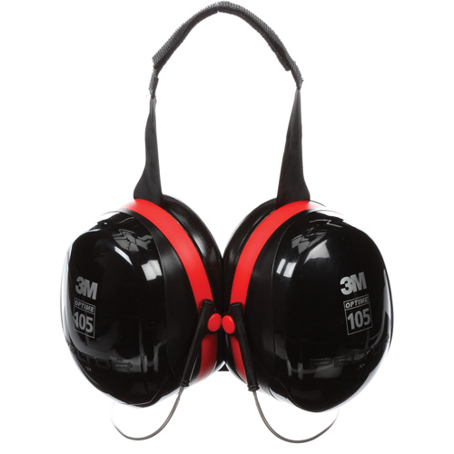Peltor Optime 105 Series Earmuffs, Neckband, 29 NRR dB Pathway Supply LP
