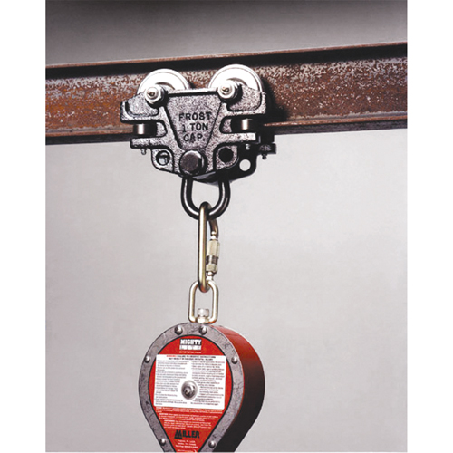 Trousse d'adaptateur de connexion d'ancrage pour chariots de poutre Miller, Poutre en I, Usage Temporaire Pathway Supply LP