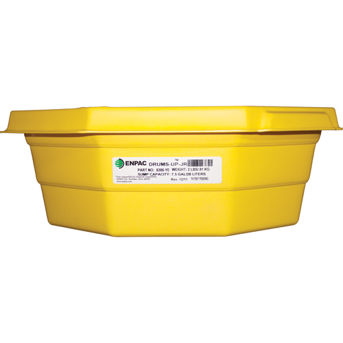 Drums-Up Jr. Trays, 22.75" L x 22.75" W x 7.5" H, 7.5 US gal. Spill Capacity Pathway Supply LP