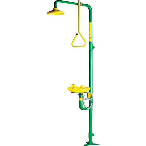 Combinaison de douche & douche oculaire a&eacute;r&eacute;e Safe-T-Zone Pathway Supply LP