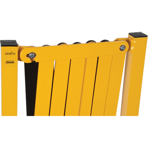 Expandable Barrier, 37" H x 11' L, Black/Yellow Pathway Supply LP