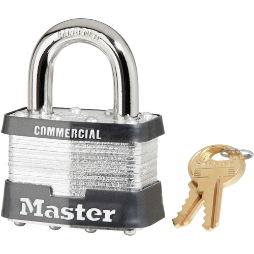 Cadenas lamin&eacute;, Argent, Cl&eacute;s identiques, Acier lamin&eacute;, Largeur de 2" Pathway Supply LP