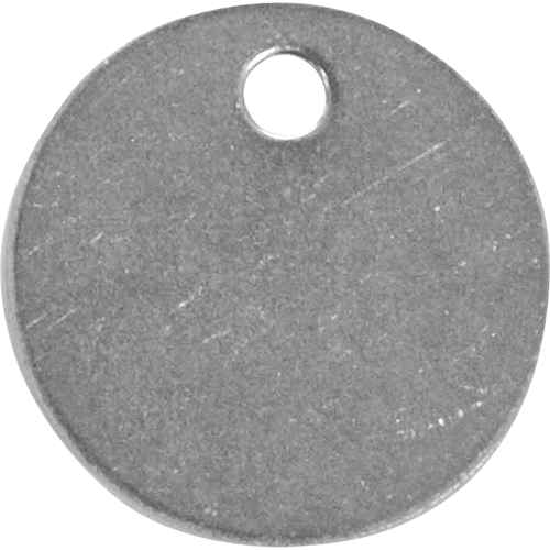 Blank Tags, Stainless Steel, 1.5" dia Pathway Supply LP