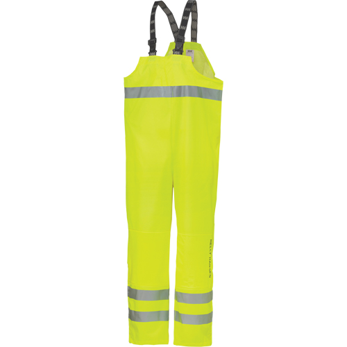Narvik Rainwear - Bib pants, Polyester, Small, High Visibility Lime-Yellow Pathway Supply LP