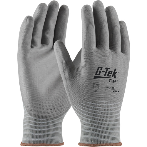 G-Tek 33G-165 Coated Gloves, 9/Large, Polyurethane Coating, 13 Gauge, Nylon Shell Pathway Supply LP