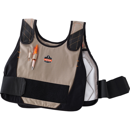 6215 Phase Change Cooling Vests, Small/Medium, Khaki Pathway Supply LP