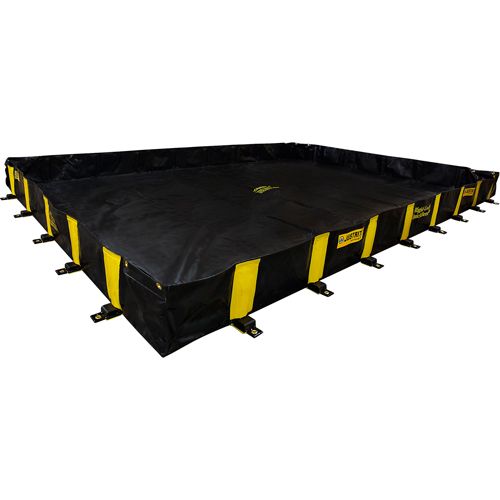 Bermes Rigid-Lock QuickBerm, Capacit&eacute; 1910 gal. US, 16' la x 16' lo x 12" h, Paroi &agrave; piquets Pathway Supply LP